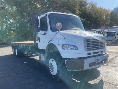 Freightliner M2 Tandem Axle Flatbed Truck - 350HP, 6 Speed Automatic