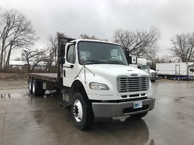 Freightliner M2 Tandem Axle Flatbed Truck - 350HP, 6 Speed Automatic