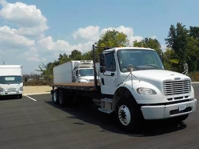 Freightliner M2 Tandem Axle Flatbed Truck - 350HP, 6 Speed Automatic