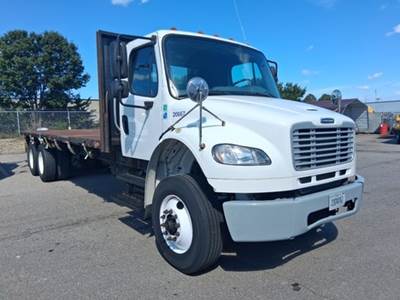 Freightliner M2 Tandem Axle Flatbed Truck - 350HP, 6 Speed Automatic
