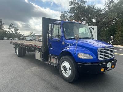 Freightliner M2 Flatbed Truck - 240HP, 7 Speed Automatic