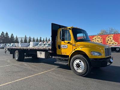 Freightliner M2 Flatbed Truck - 220HP, 7 Speed Automatic