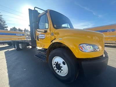 Freightliner M2 Flatbed Truck - 220HP, 7 Speed Automatic