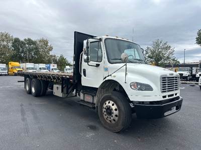 Freightliner M2 Tandem Axle Flatbed Truck - 330HP, 6 Speed Automatic