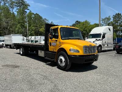 Freightliner M2 26 ft Flatbed Truck - 230HP, 6 Speed Automatic