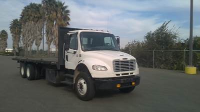 Freightliner M2 Tandem Axle Flatbed Truck - 300HP, 6 Speed Automatic