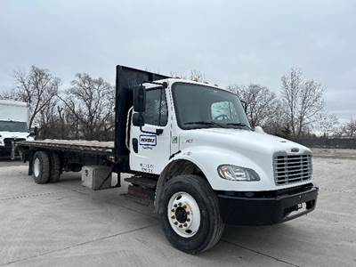 Freightliner M2 Flatbed Truck - 220HP, 7 Speed Automatic