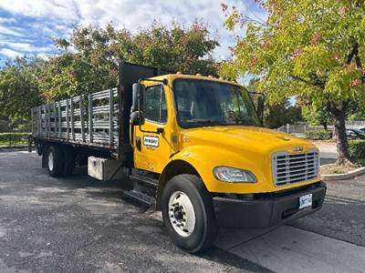 Freightliner M2 Flatbed Truck - 220HP, 7 Speed Automatic