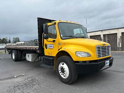 Freightliner M2 Flatbed Truck - 220HP, 6 Speed Automatic