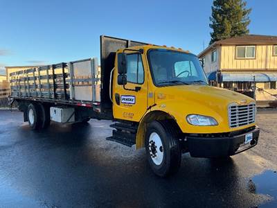 Freightliner M2 Flatbed Truck - 220HP, 7 Speed Automatic