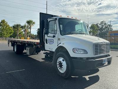 Freightliner M2 26 ft Flatbed Truck - 220HP, 6 Speed Automatic