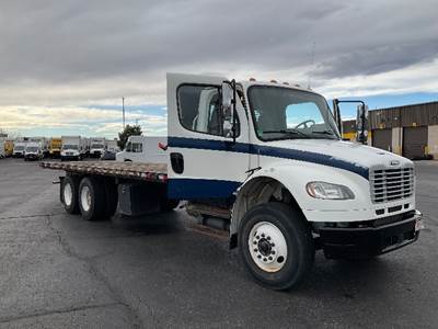 Freightliner M2 Tandem Axle Flatbed Truck - 300HP, 6 Speed Automatic