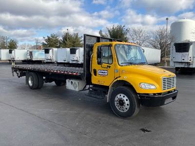 Freightliner M2 Flatbed Truck - 220HP, 7 Speed Automatic