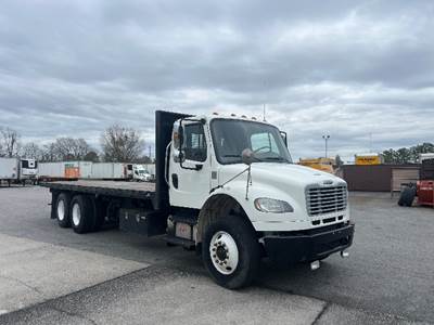 Freightliner M2 Tandem Axle Flatbed Truck - 300HP, 6 Speed Automatic