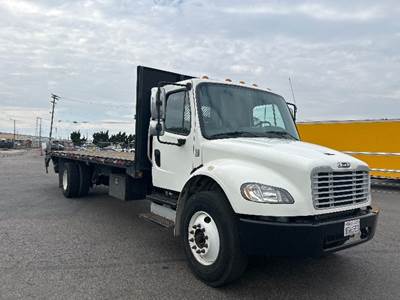 Freightliner M2 Flatbed Truck - 220HP, 7 Speed Automatic