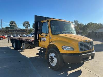 Freightliner M2 Flatbed Truck - 220HP, 7 Speed Automatic
