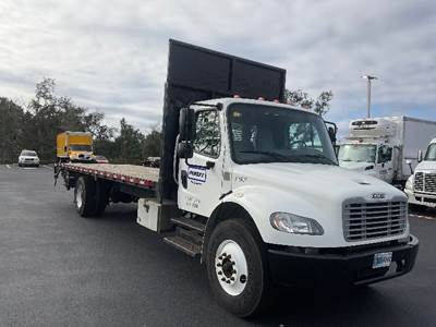 Freightliner M2 26 ft Flatbed Truck - 220HP, 6 Speed Automatic