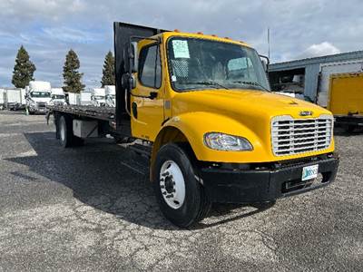 Freightliner M2 Flatbed Truck - 220HP, 7 Speed Automatic