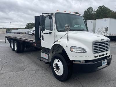 Freightliner M2 Tandem Axle Flatbed Truck - 300HP, 10 Speed Manual