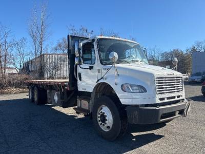 Freightliner M2 Tandem Axle Flatbed Truck - 350HP, 6 Speed Automatic