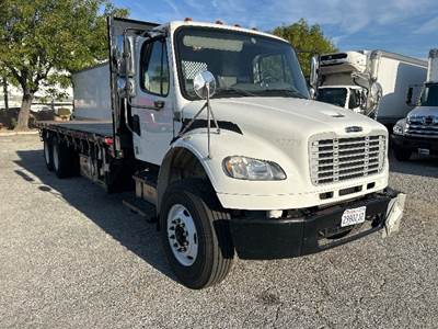 Freightliner M2 Tandem Axle Flatbed Truck - 350HP, 6 Speed Automatic