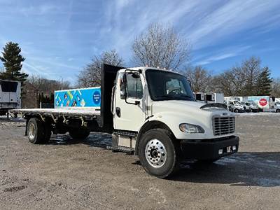 Freightliner M2 Flatbed Truck - 220HP, 7 Speed Automatic