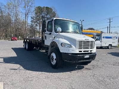 Freightliner M2 Tandem Axle Flatbed Truck - 350HP, 6 Speed Automatic