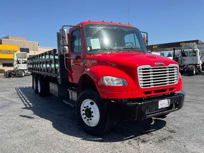 Freightliner M2 Tandem Axle Flatbed Truck - 300HP, 6 Speed Automatic