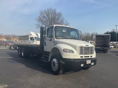 Freightliner M2 Tandem Axle Flatbed Truck - 300HP, 6 Speed Automatic