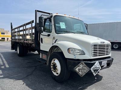 Freightliner M2 Flatbed Truck - 220HP, 7 Speed Automatic