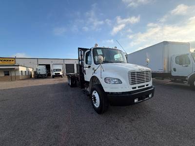 Freightliner M2 Tandem Axle Flatbed Truck - 260HP, 6 Speed Automatic