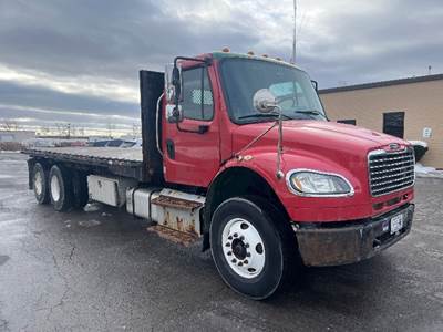 Freightliner M2 Tandem Axle Flatbed Truck - 300HP, 6 Speed Automatic