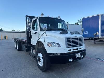 Freightliner M2 Tandem Axle Flatbed Truck - 260HP, 6 Speed Automatic