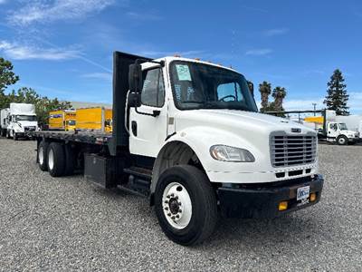 Freightliner M2 Tandem Axle Flatbed Truck - 300HP, 6 Speed Automatic