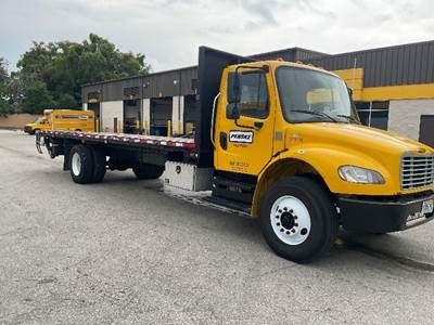 Freightliner M2 Flatbed Truck - 220HP, 7 Speed Automatic