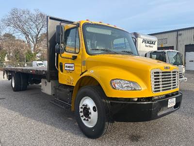 Freightliner M2 Flatbed Truck - 220HP, 7 Speed Automatic