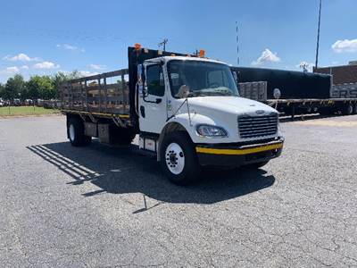 Freightliner M2 Flatbed Truck - 220HP, 7 Speed Automatic