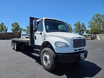 Freightliner M2 Tandem Axle Flatbed Truck - 260HP, 6 Speed Automatic