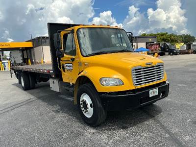 Freightliner M2 Flatbed Truck - 220HP, 7 Speed Automatic
