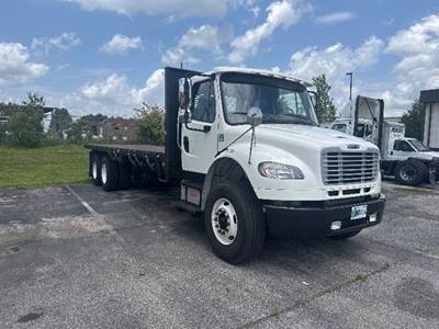 Freightliner M2 Tandem Axle Flatbed Truck - 330HP, 6 Speed Automatic
