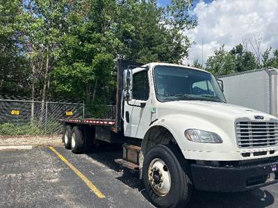Freightliner M2 Tandem Axle Flatbed Truck - 350HP, 10 Speed Manual