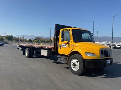 Freightliner M2 Flatbed Truck - 220HP, 7 Speed Automatic