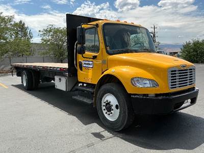 Freightliner M2 Flatbed Truck - 220HP, 7 Speed Automatic