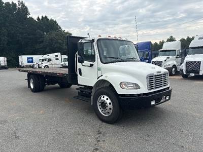 Freightliner M2 Flatbed Truck - 220HP, 7 Speed Automatic