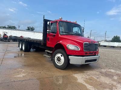 Freightliner M2 Tandem Axle Flatbed Truck - 330HP, 6 Speed Automatic