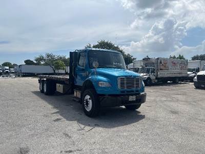 Freightliner M2 Tandem Axle Flatbed Truck - 330HP, 6 Speed Automatic