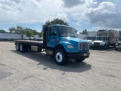 Freightliner M2 Tandem Axle Flatbed Truck - 330HP, 6 Speed Automatic