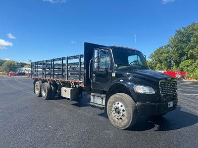 Freightliner M2 Tandem Axle Flatbed Truck - 270HP, 6 Speed Automatic