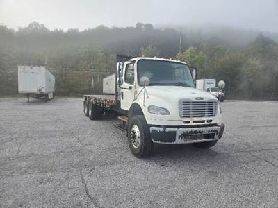 Freightliner M2 Tandem Axle Flatbed Truck - 350HP, 6 Speed Automatic
