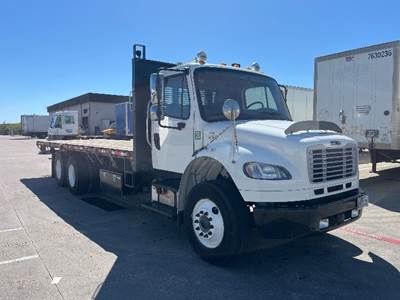Freightliner M2 Tandem Axle Flatbed Truck - 300HP, 6 Speed Automatic